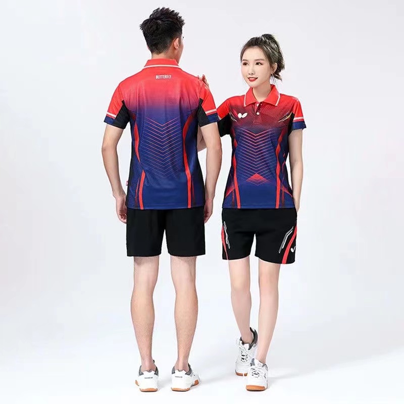 Áo Thun Bóng Bàn Khô Thoáng Nhanh Thời Trang Mùa Hè Mới Cho Nam Và Nữ 6079