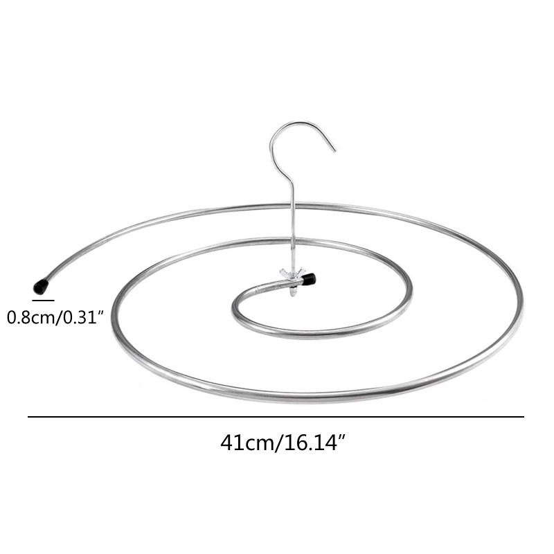 Móc Phơi Chăn Mền Dạng Xoắn Ốc Bằng Thép Không Gỉ