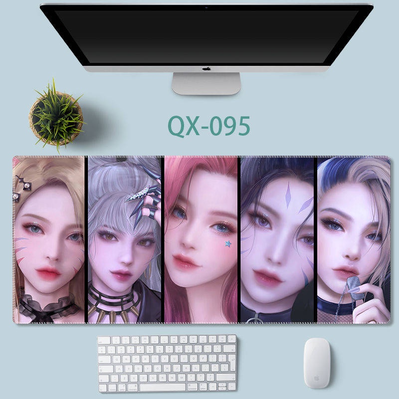 Tấm Lót Chuột Và Bàn Phím Chơi Game LOL kda In Hình Liên Minh Huyền Thoại