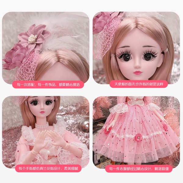 Bộ Đồ Chơi Búp Bê Công Chúa Dễ Thương Cho Bé Gái 3-5 - 8-7 - 9-6 - 10 Tuổi