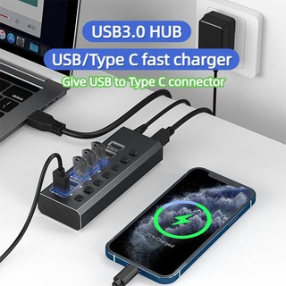 Bộ sạc usb 3.0 hub 5p / 7p / 10p có công tắc mở rộng tiện dụng