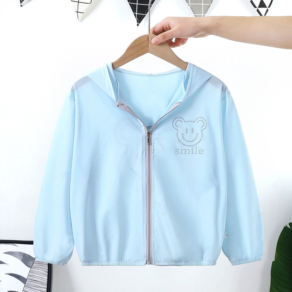 Áo Khoác Chống Nắng Bằng Lụa Lạnh Mỏng Thoáng Khí Chống Tia Cực Tím