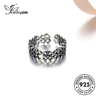 Jewellrypalace Vintage Clover Nhẫn bạc nguyên bản 925 Nữ R213