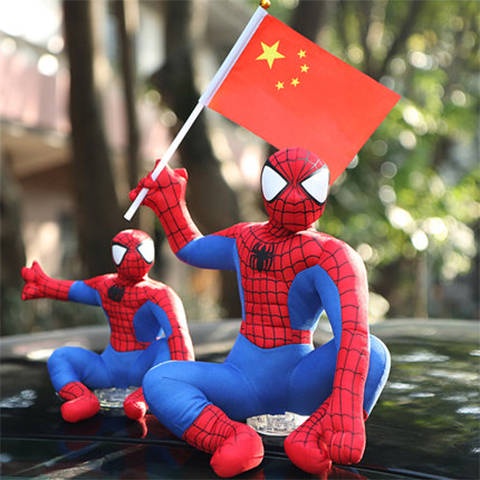 Búp Bê Người Nhện Batman Superman Trang Trí Nóc Xe Hơi