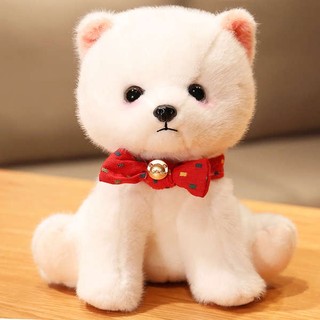 Thú Nhồi Bông Hình Chú Chó Pomeranian Dễ Thương