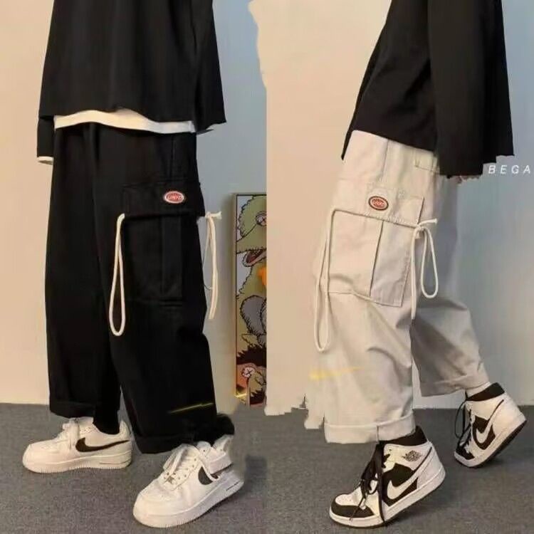 Quần ống rộng Phong Cách Hàn Quốc Thời Trang Xuân Hè Cho Nam
