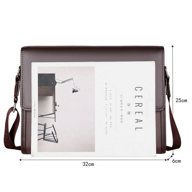 Túi Da Đeo Chéo Vai Đựng Laptop Thời Trang Công Sở Cho Nam zc268