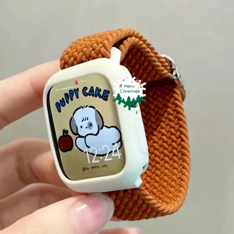 Dây Đeo Đồng Hồ Bằng Nylon Co Giãn Cho Apple Watch Ultra 8 SE 7 6 41mm 45mm 40mm 44mm 49mm iWatch Serie 5 4