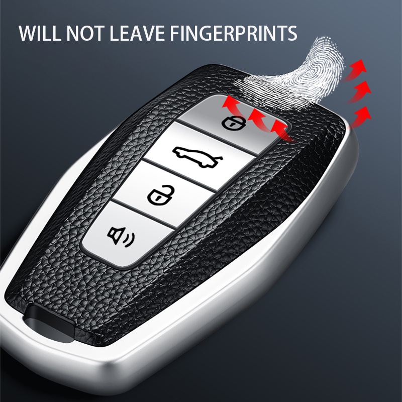 Bao Da TPU + Da Đựng Chìa Khóa Điều Khiển Từ Xa Cho Xe Hơi Geely Emgrand X7 EX7 Coolray 2019-2020