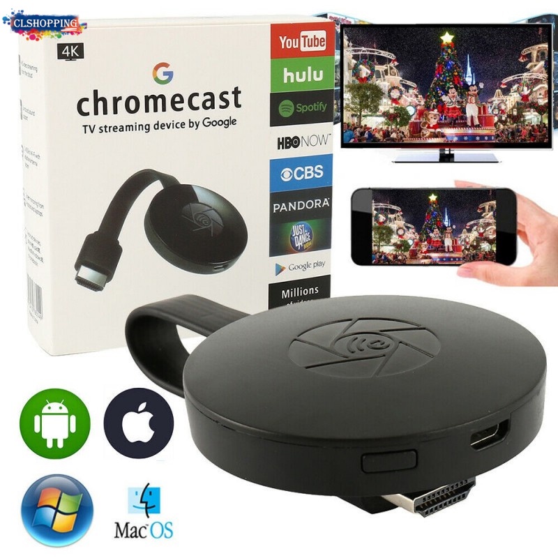 Thiết Bị Phát Wifi Không Dây hdmi g2 4k google Chromecast anycast / hdmi wifidongle / receptor / hdmi de tv mirascreen Pixija