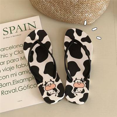 dép nữ dép bánh mì nữ Dép Sandal Chống Trượt In Họa Tiết Hoạt Hình Dễ Thương Thời Trang Mùa Hè Cho Nam Và Nữ