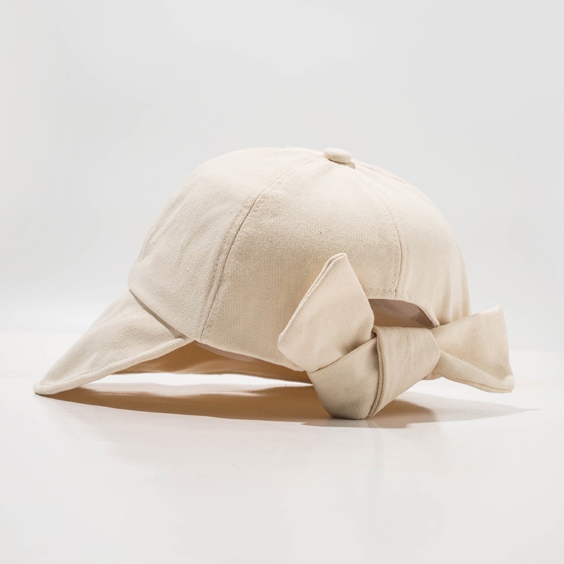 Mũ Cotton Mềm Chống Nắng Cột Nơ Thời Trang Mùa Hè Cho Nữ