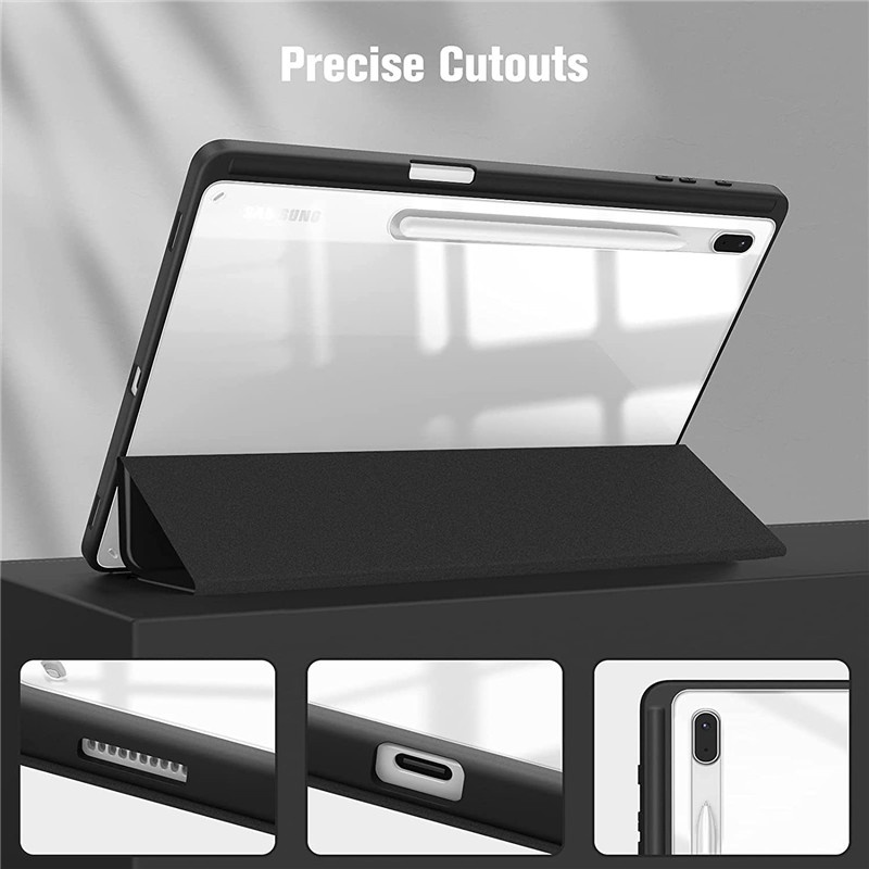 Bao Da Máy Tính Bảng Trong Suốt Cho Samsung Galaxy Tab S6 Lite 10.4 2022 S8 S7 11 Plus FE 12.4 inch S8 Ultra 14.6 inch
