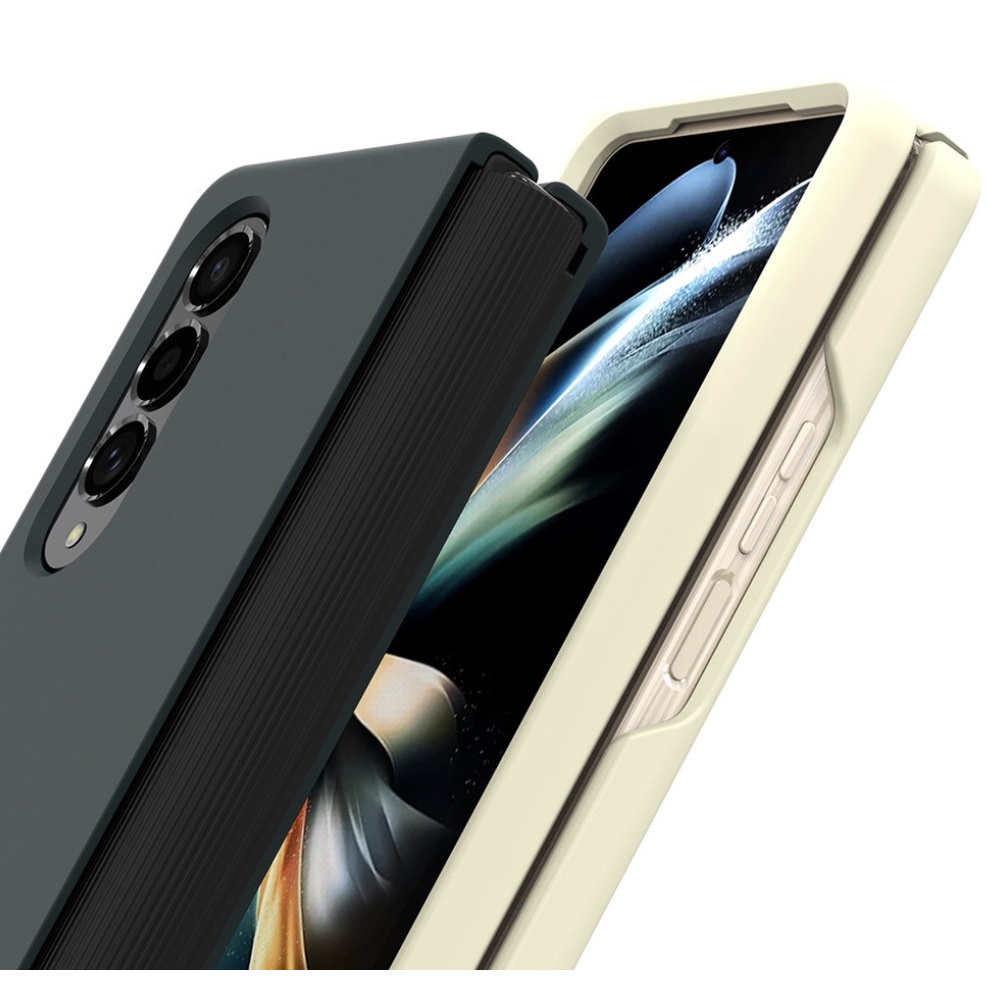 Ốp Điện Thoại tpu + pc Màu Xanh Lá Cho Galaxy Z Fold 4 Aero