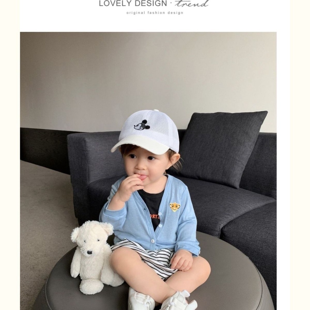 Áo Khoác Cardigan Mỏng Chống Nắng Thời Trang Mùa Hè Cho Bé