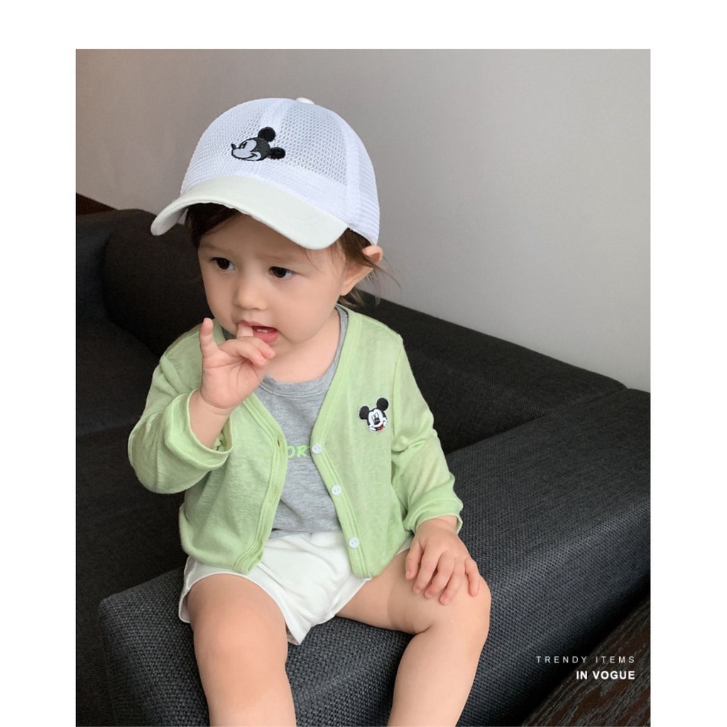 Áo Khoác Cardigan Mỏng Chống Nắng Thời Trang Mùa Hè Cho Bé