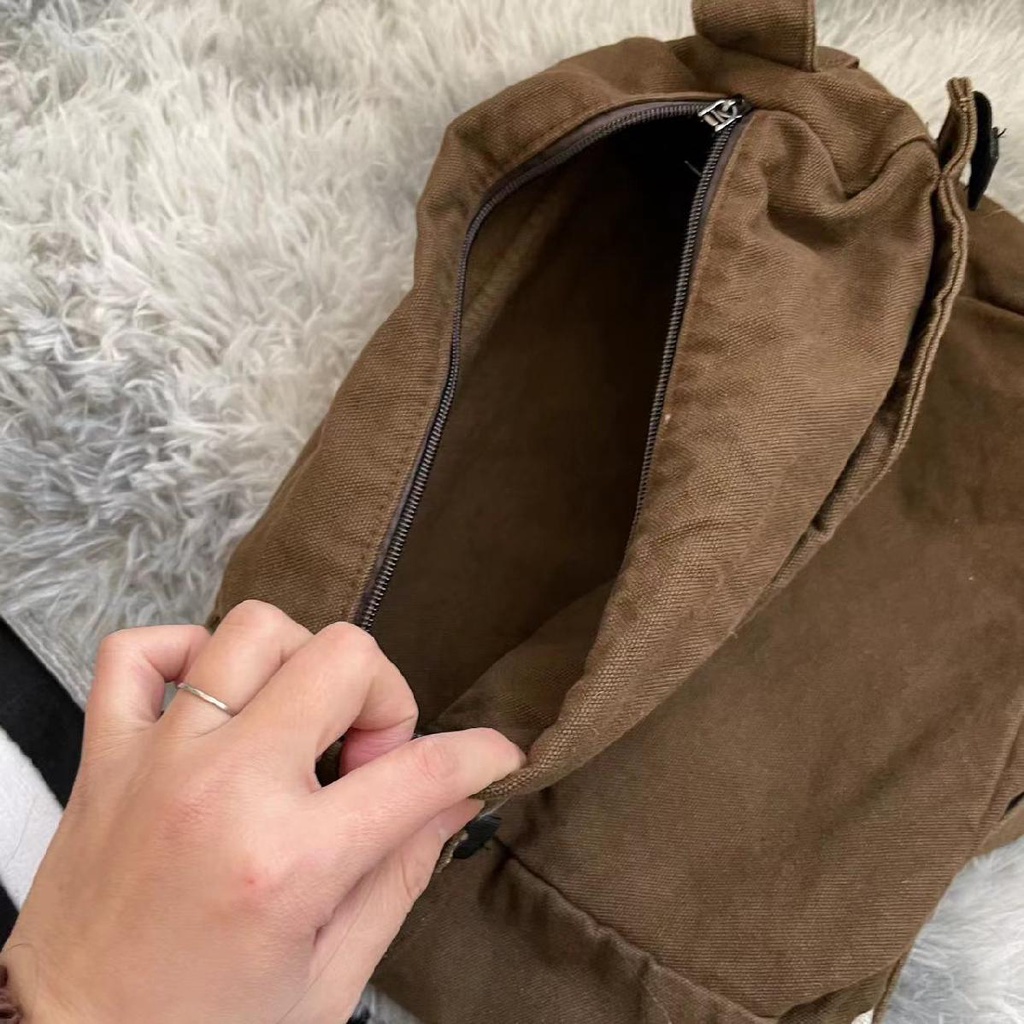 Túi Đeo Vai Đi Học Phong Cách Mỹ vintage Mùa Thu Hàng Mới Dành Cho Nữ Sinh