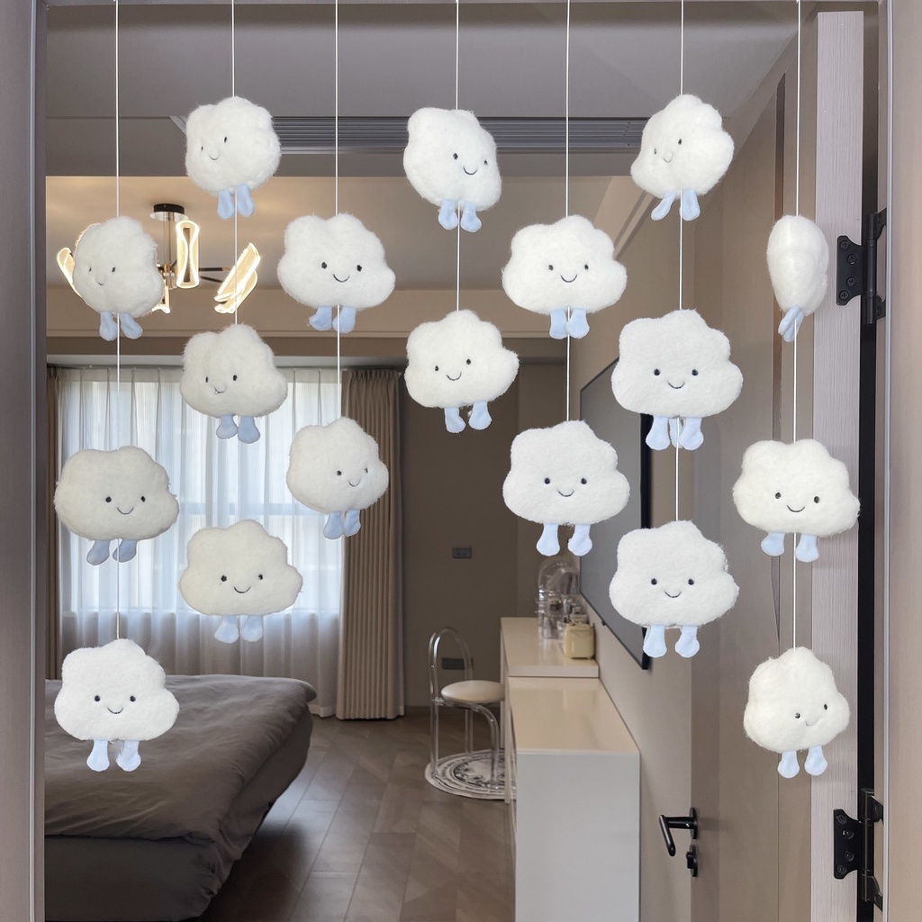 Hàng Mới Về Mới Rèm Treo Cửa Hình Đám Mây Dễ Thương
