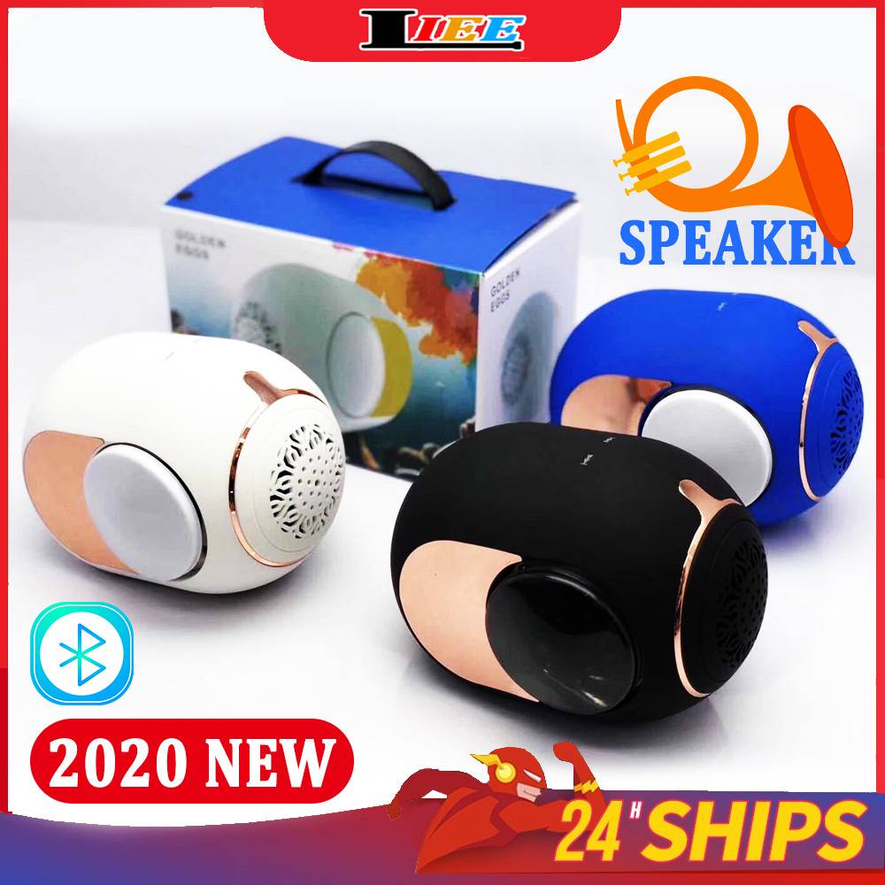 Loa Golden Eggs không dây Bluetooth 4.2 Bass TWS nghe nhạc siêu trầm di động