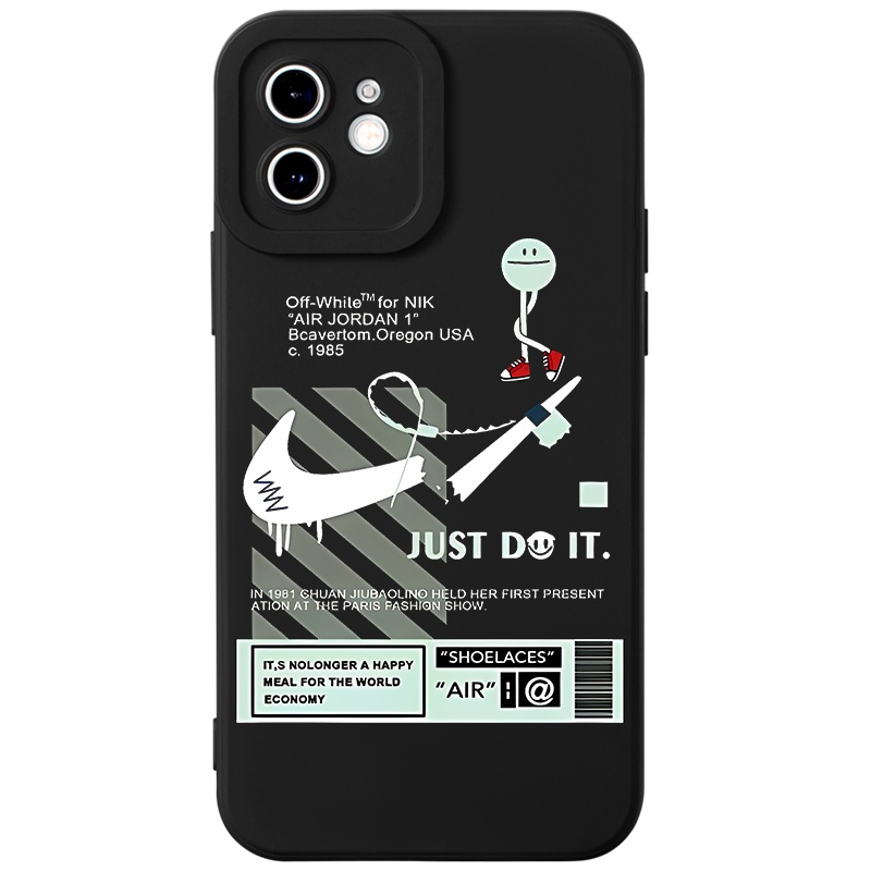 Ốp lưng GUMAN Mềm ngầu đen nam dễ thương đẹp Cho iPhone 15 14 13 12 11 Pro Max SE 2020 X XR XS 8 7 ip 6S 6 Plus kute XYB1559