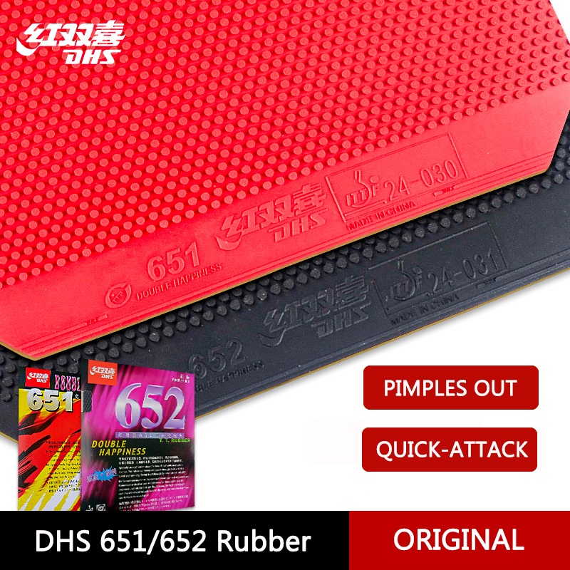Vợt Bóng Bàn Bằng Cao Su DHS 651 652