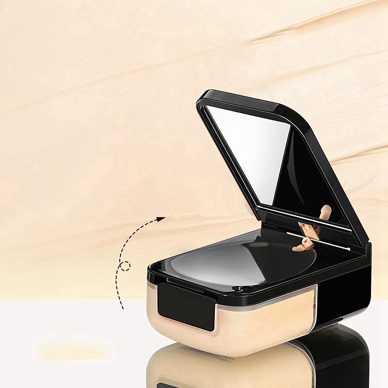 Set 2 Lọ Kem Nền Dạng Lỏng Che Khuyết Điểm Toàn Diện Không Dầu Lâu Trôi Màu Ngà Và Tự Nhiên