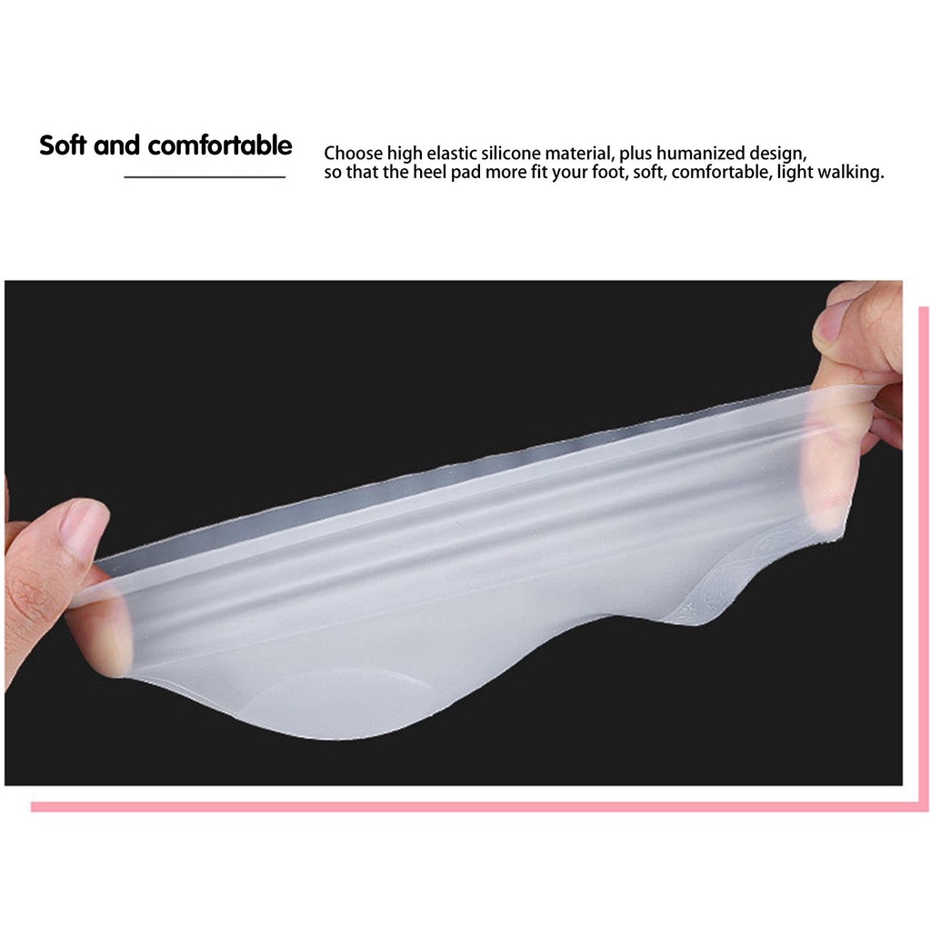 Vớ Silicone Mềm Bảo Vệ Gót Chân Dưỡng Ẩm Cho Nam Nữ J3W6