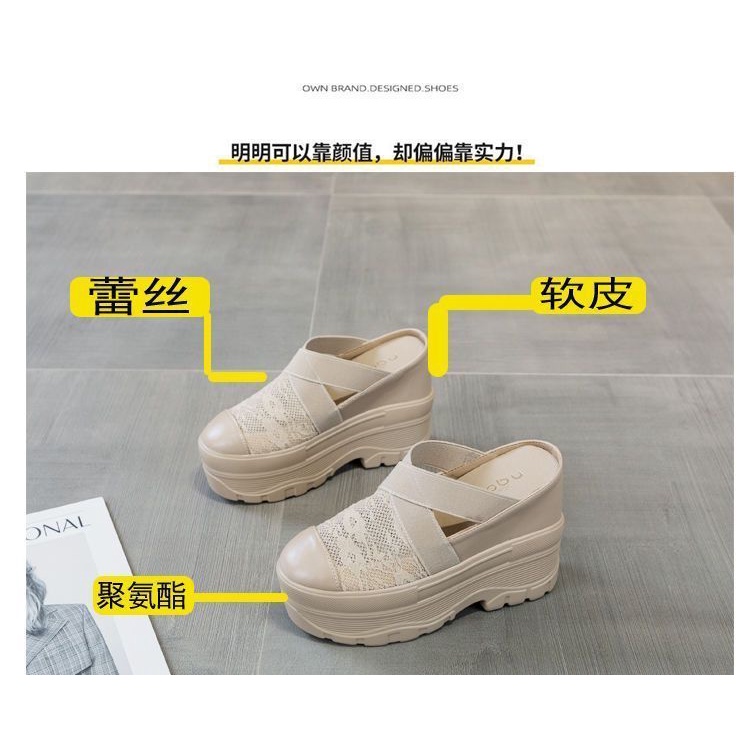 Dép Sandal Cao Gót 12cm Đế Dày 10cm Phong Cách Mới Mùa Hè Cho Nữ