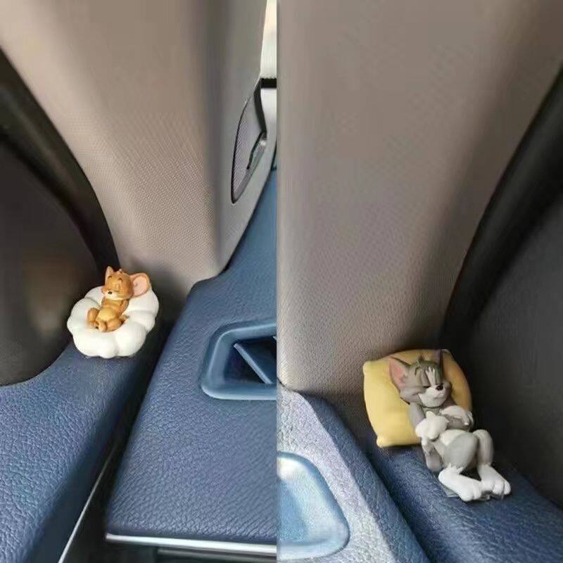 Mô Hình Nhân Vật Tom Và Jerry Dễ Thương Trang Trí Xe Hơi