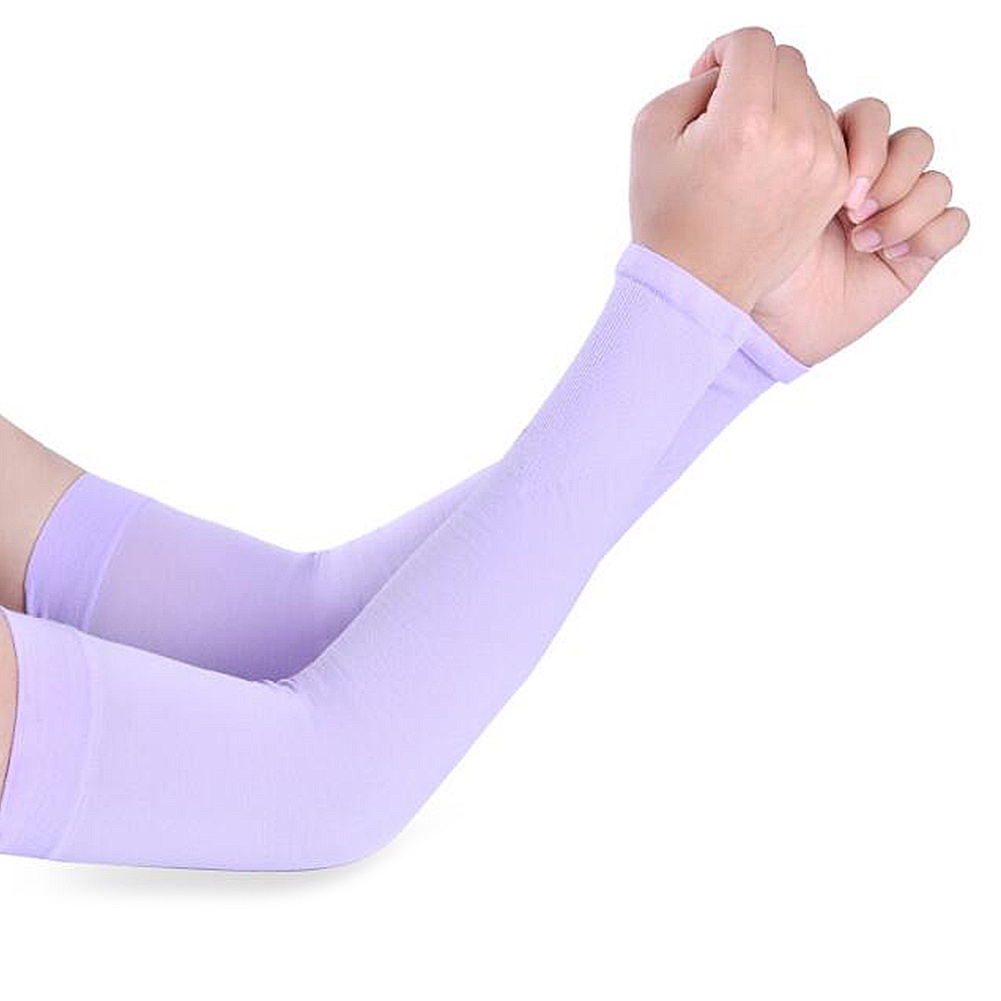1 Đôi Găng Tay Chống Nắng / Tia UV Màu Trơn Thời Trang Mùa Hè