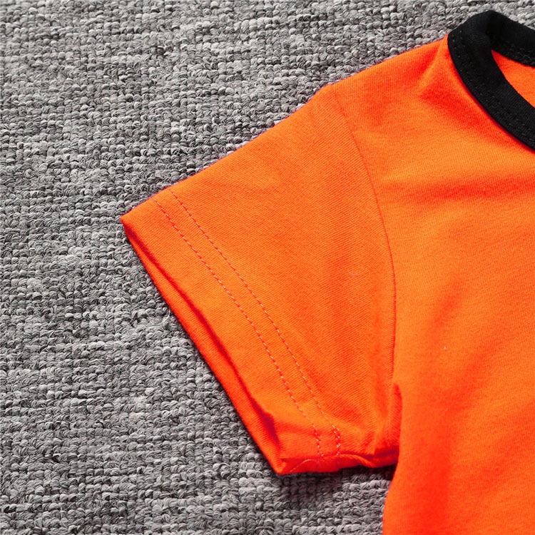 Bộ Áo Liền Quần Họa Tiết Hoạt Hình Goku Cho Bé Sơ Sinh 70-100cm UBZ4