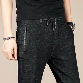 【kho sẵn sàng & COD】Quần Jean Dài Mỏng Lưng Thun Co Giãn