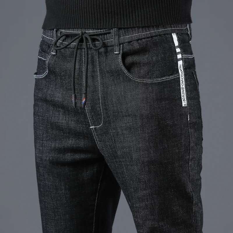 Quần Jean Dài Mỏng Lưng Thun Co Giãn