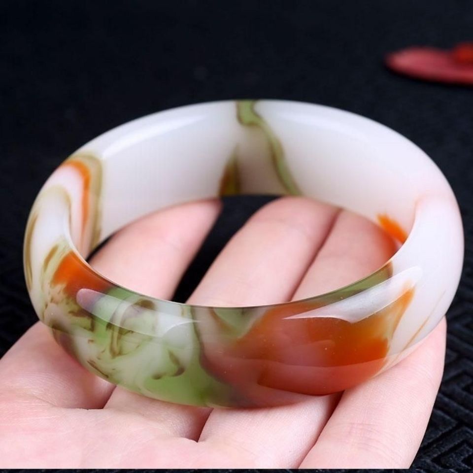 Vòng Tay Ngọc Bích Nhiều Màu Sắc Ngọc Bích Tự Nhiên