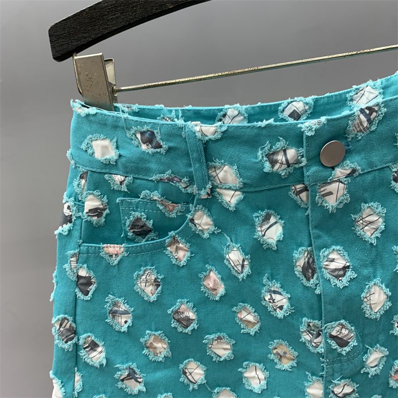 Chân Váy Denim Ngắn Lưng Cao Dáng Ôm Thời Trang Mùa Hè Xinh Xắn Cho Nữ