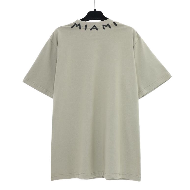 Áo Thun Tay Ngắn In Chữ P A 23SS Phong Cách Mới Dành Cho Cặp Đôi