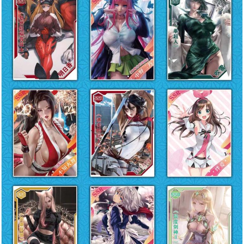 Bộ Sưu Tập Thẻ Bài Đồ Chơi PR Hình Nữ Thần Anime