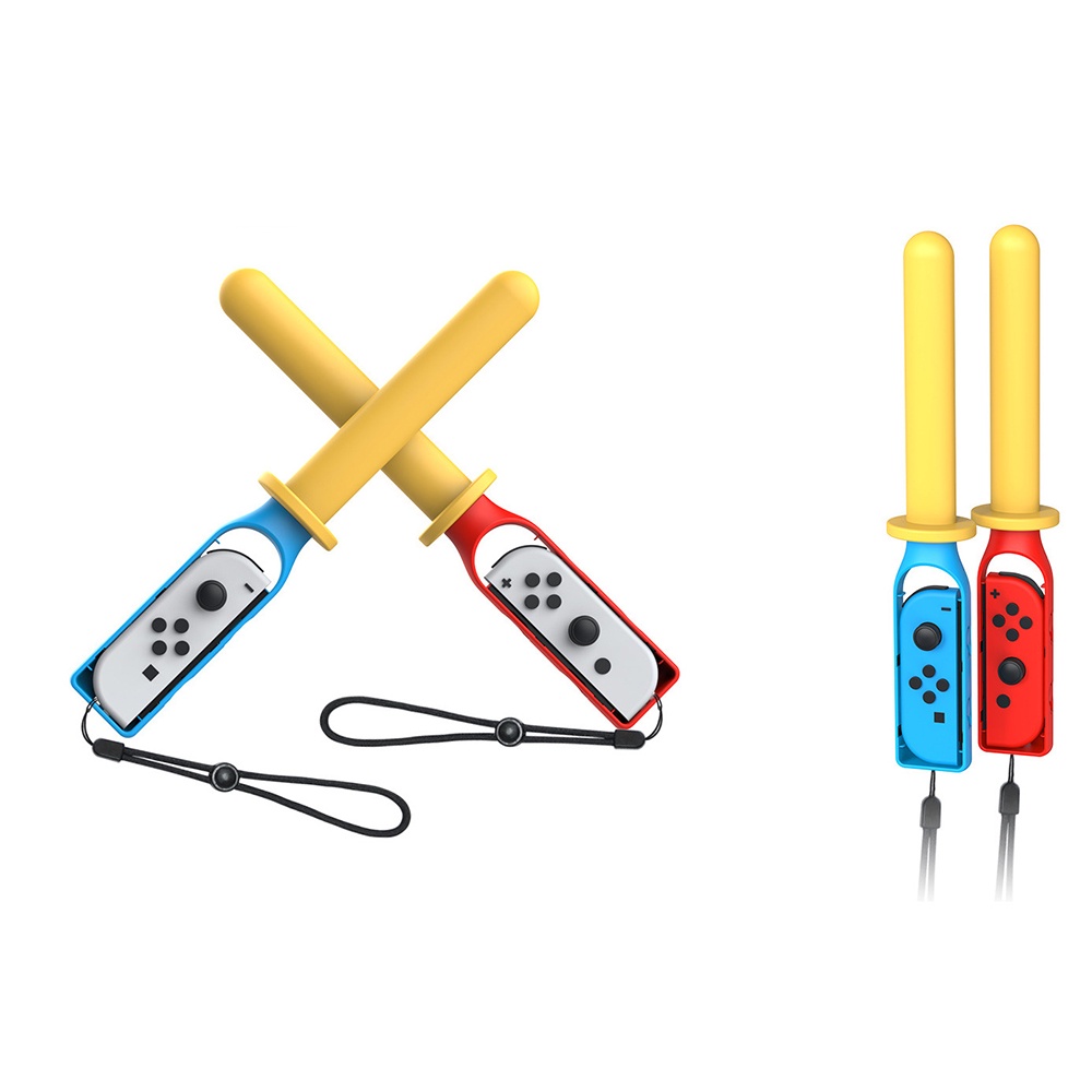 Bộ 2 Giá Đỡ Tay Cầm Chơi Game Switch OLED Lightsaber Cho NS Fencing Sport TNS-2128