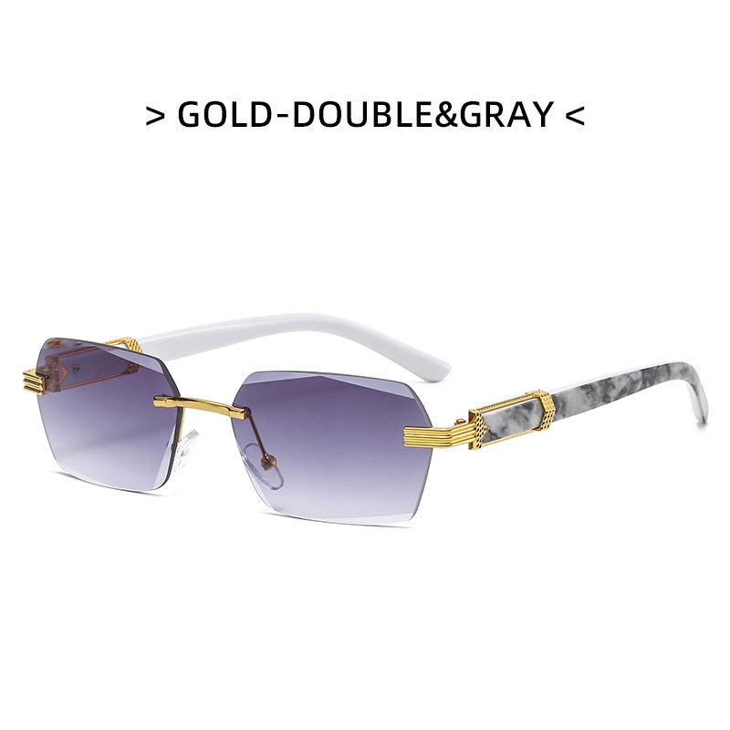 Kính Mát Thời Trang Nam Nữ Gọng Kim Loại Mới 2023 Màu Sắc