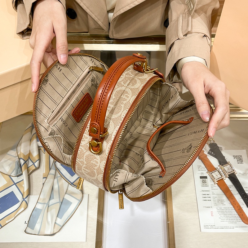 Túi Đeo Chéo Famy Dạng Tròn Nhỏ Thời Trang 2023 Sang Trọng Cho Nữ