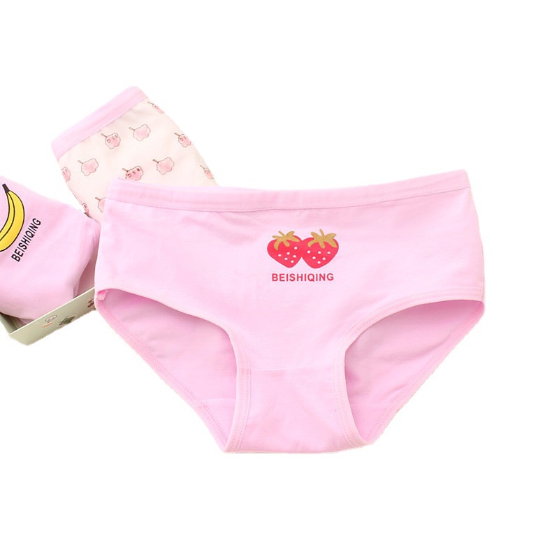 Set 5 Quần Lót Cotton Thoải Mái Thời Trang Cho Bé Gái 2-12 Tuổi