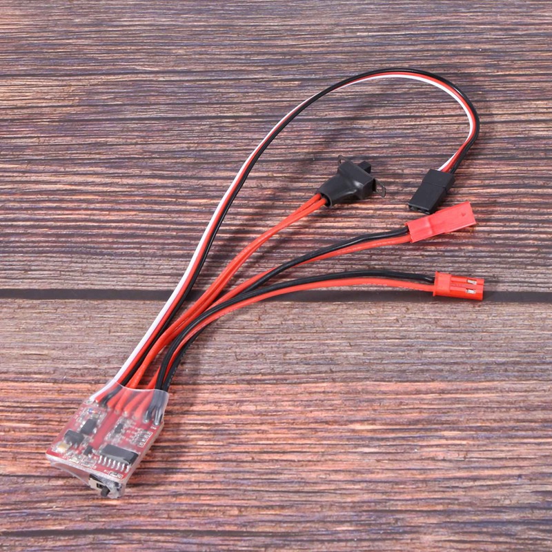 Bộ Điều Khiển Tốc Độ Động Cơ Chổi Than 20A ESC Cho Xe Hơi, Xe Tải,