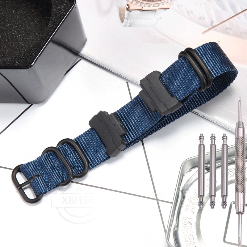 Dây Đeo Nylon Cho Đồng Hồ Casio G-Shock 16mmies GA2100 GA700 GA400 SerGA100 GSL100 GW9400