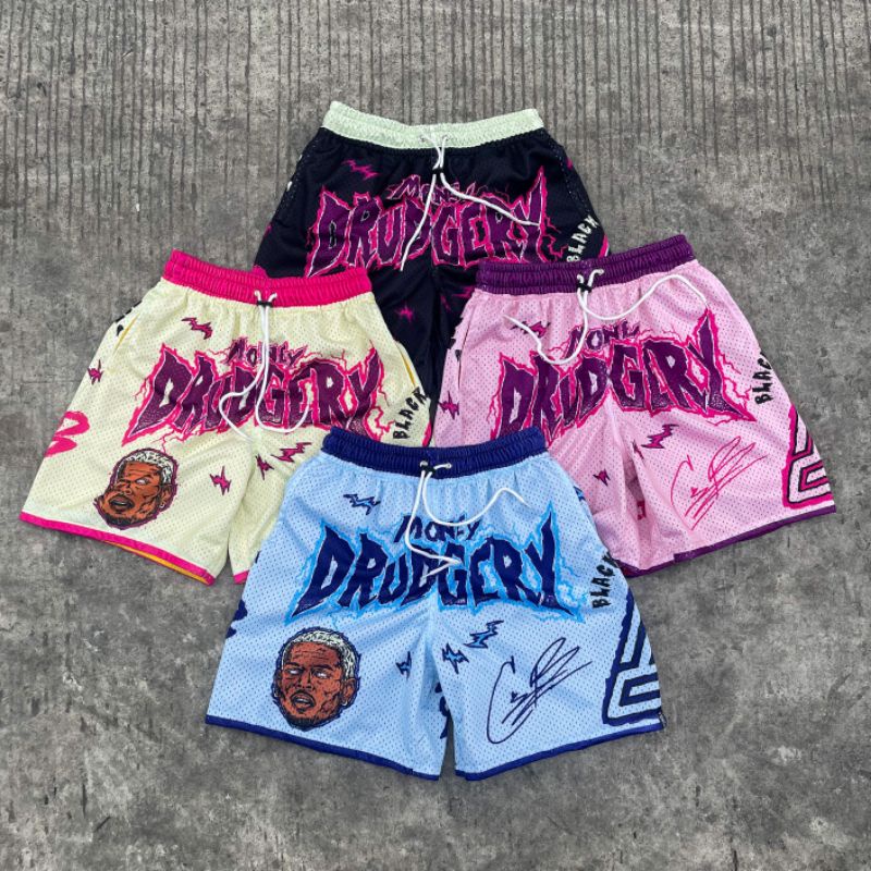 Moneydrudgery Chris Brown Lưới Ngắn