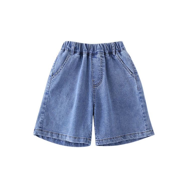 Quần Short Denim Mỏng Thời Trang Mùa Hè 2022 Phong Cách Mới Cho Bé Trai