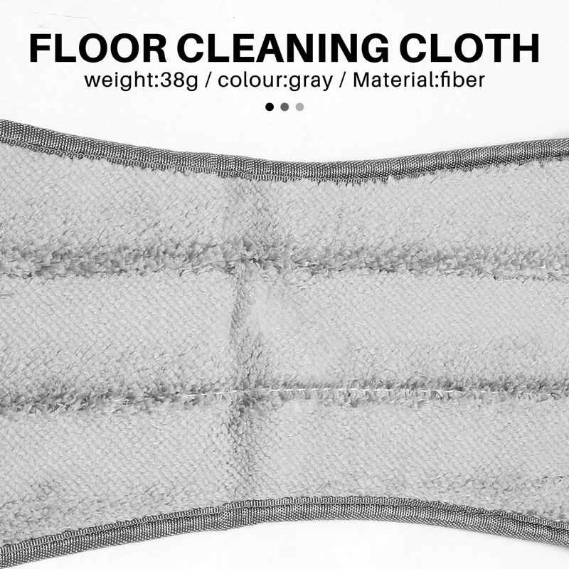 1 Bộ 2 Miếng Vải Lau Sàn Hình Chữ X Thay Thế Cho Cây Lau Nhà