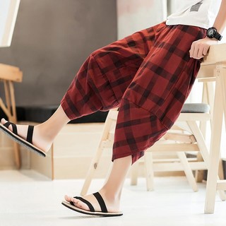 Nepalese Quần Short Harem Mỏng Dáng Rộng Đáy Lớn Hình Sóc Bay Cá Tính Cho Nam Giới Bloomers