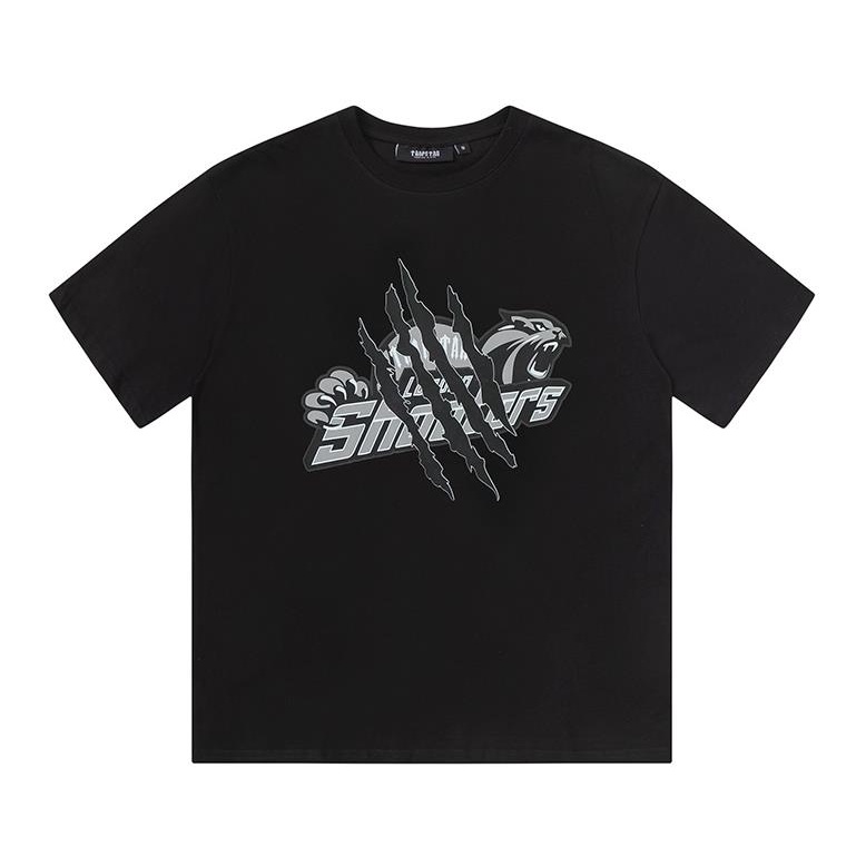 Hàng Có Sẵn Mới Áo Thun Cotton Nguyên Chất Tay Ngắn In Hình Trapstar Shooters Vuốt Báo HD Unisex