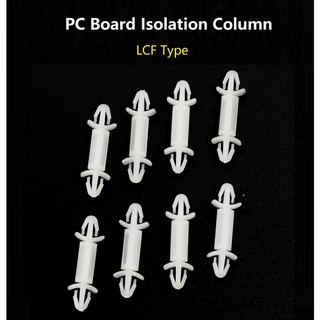 100Pcs PCB Isolation Column LCF Series Double-Head Nylon Spacer 3mm Circuit Board Bracket Support Column Fixed Column Cột Hai Đầu Cách Ly PCB LCF 3mm