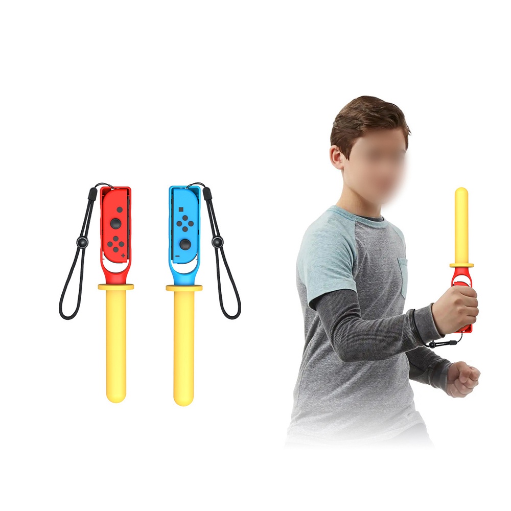 Bộ 2 Giá Đỡ Tay Cầm Chơi Game Switch OLED Lightsaber Cho NS Fencing Sport TNS-2128